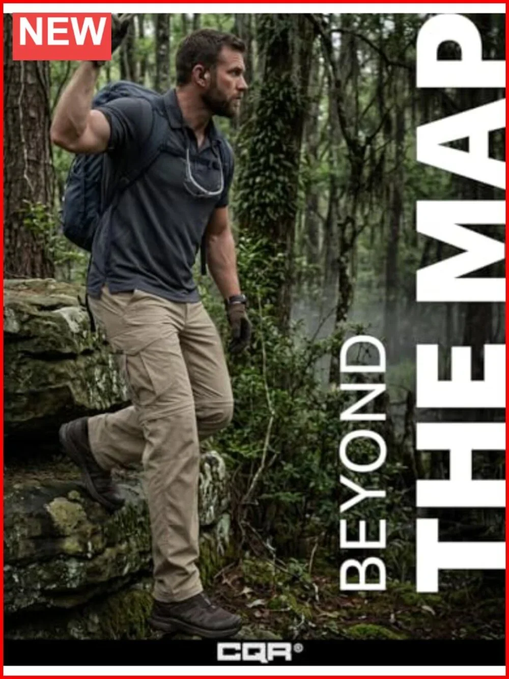 Convertible Cargo Tactical Pants, Water Resistant Hiking Pants, Zip Off
